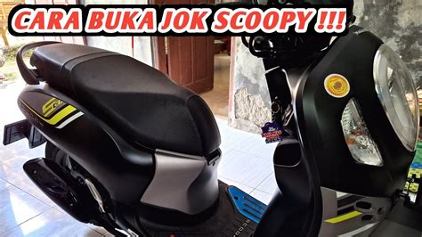 Cara Buka Jok Scoopy 2024 Tanpa Ribet Cara Membuka Jok Motor Scoopy