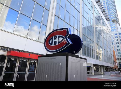 Exterior View Of The Bell Center Aka Centre Bell In Montreal Quebec