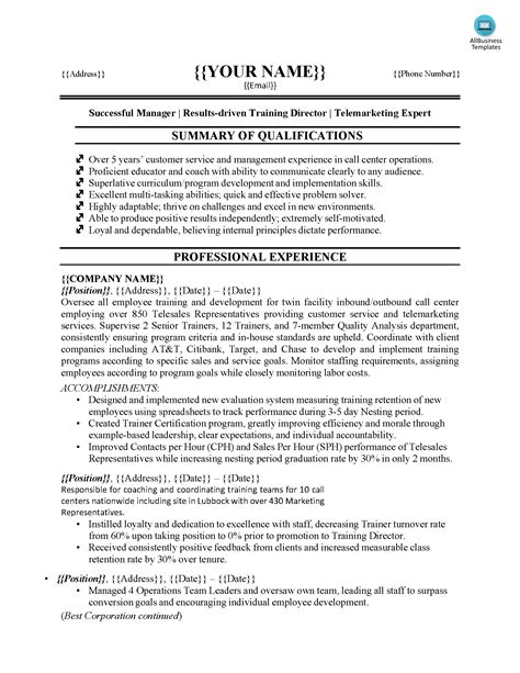 Customer Service Resume Sample Gratis