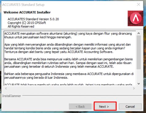 Cara Install Accurate 5 OFFICIAL PARTNER SOFTWARE ACCURATE