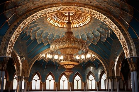 Premium Photo | Mosque Dome with Intricate Designs