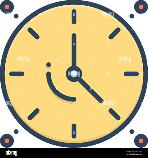 Icon For Dials Clock Stock Vector Image And Art Alamy