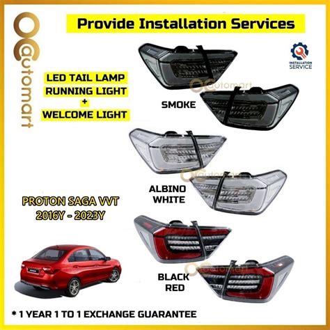 Installation Provided Proton Saga VVT MC2 2016 2023 V2 LED Dynamic