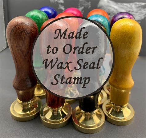 Custom wax seal stamp - hacleading