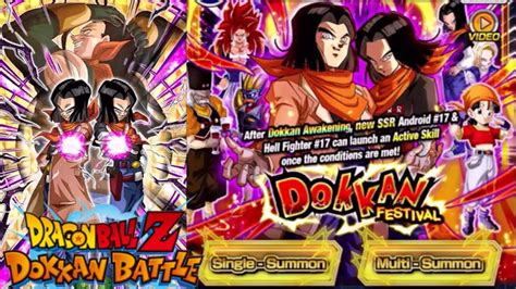 Dbz Dokkan Battle Android Hell Fighter Dokkanfest Banner Summons