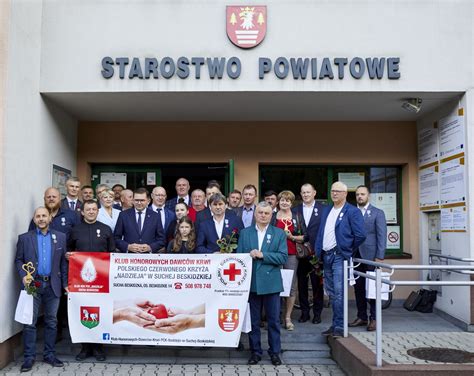 Zasłużeni krwiodawcy z powiatu suskiego uhonorowani Wśród odznaczonych