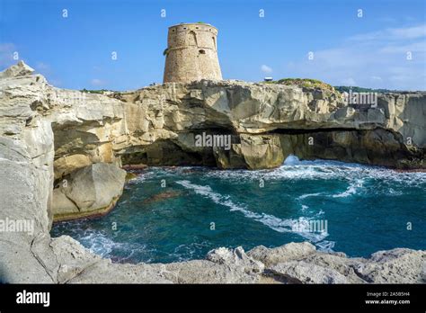 Torre Miggiano Historic Coastal Tower At Torre Di Porto Miggiano