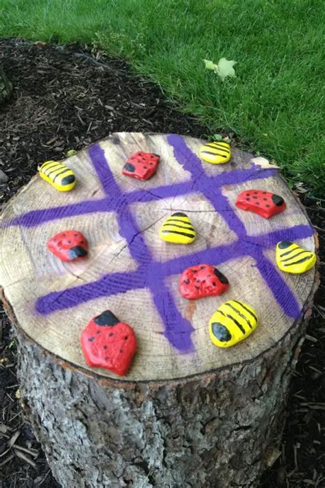 Amazing Diy Outdoor Tic Tac Toe Game Steps Craft Projects For