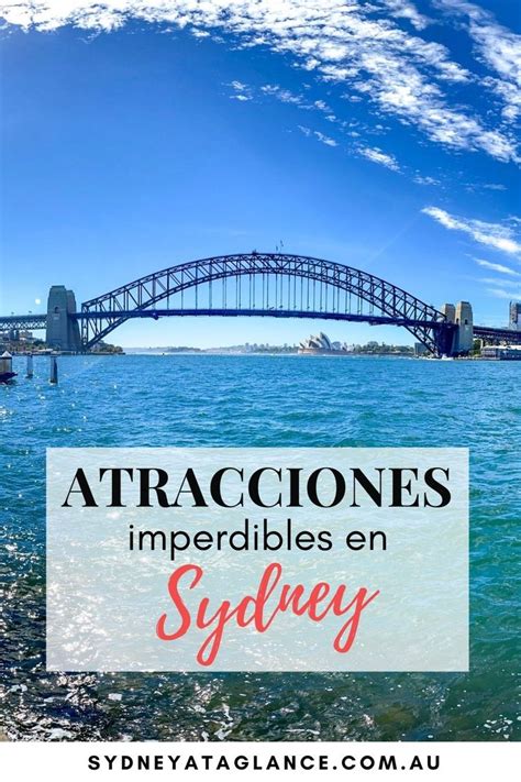 Atracciones Imperdibles En Sydney Lugares Para Visitar Destinos