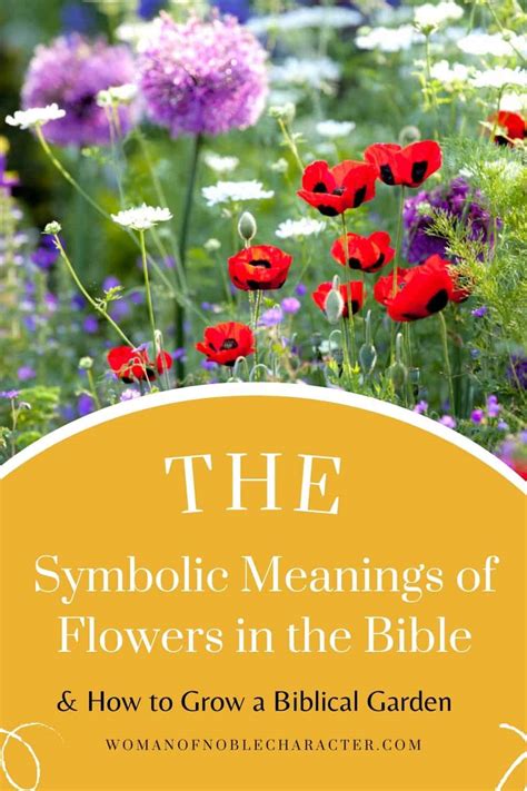 What To Include A Biblical Garden Symbolic Flowers