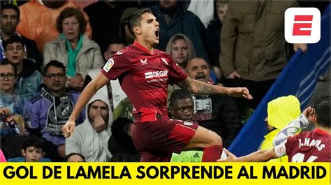 Gol De Lamela Silencia Al Bernab U Y El Sevilla Lo Empata Vs Real