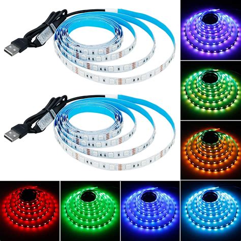 Luminea Home Control Led Stripe Er Set Usb Rgb Ic Led Streifen