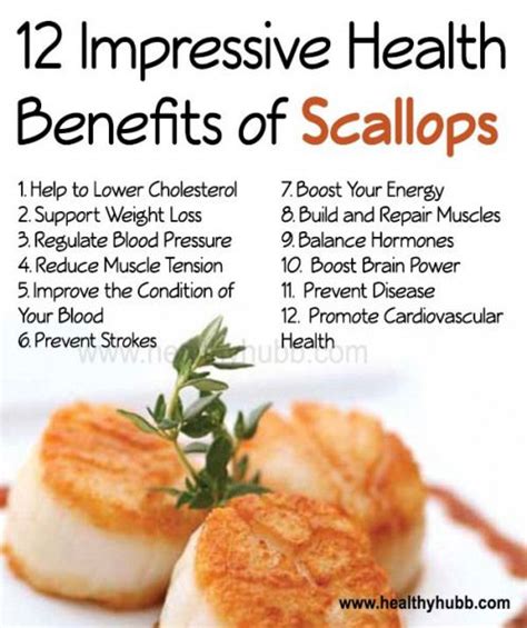 12 Impressive Health Benefits Of Scallops Wellness Nutrition Healthy Food Seafood Omega3s