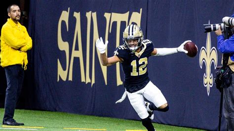 Brilliant Chris Olave Catch Sets Up First TD Of Game Saints Lead 13 6