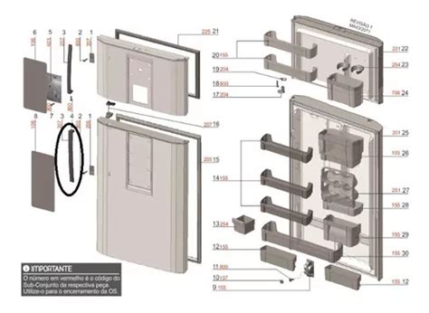 Base Puxador Refrigerador Electrolux Df Dfn Original Parcelamento