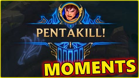 Best LOL PENTAKILL Moments 2022 15 Garen Riven Zac Jinx Lucian