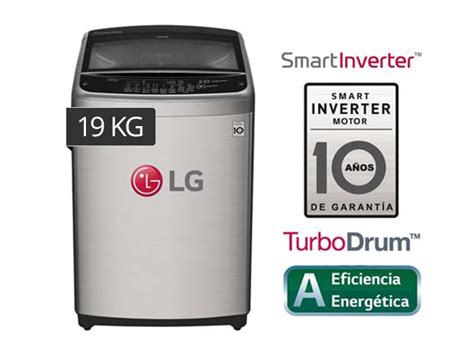 Ripley Lavadora Lg Carga Superior Con Smart Motion Wt Vsb Kg Plata