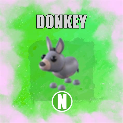 Donkey NEON Adopt Me - Buy Adopt Me Pets Cheap