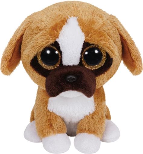 Ty Beanie Boos Brutus Bruine Hond 15 Cm