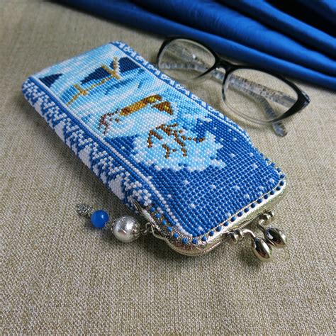 Eyeglass Case Handmade Eyeglass Case Beaded Case Eyeglass Etsy