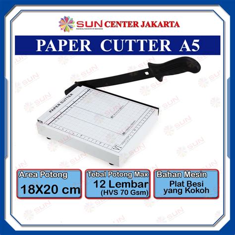 Jual Paper Cutter Mini A5 Alat Potong Kertas Mesin Pemotong Kertas