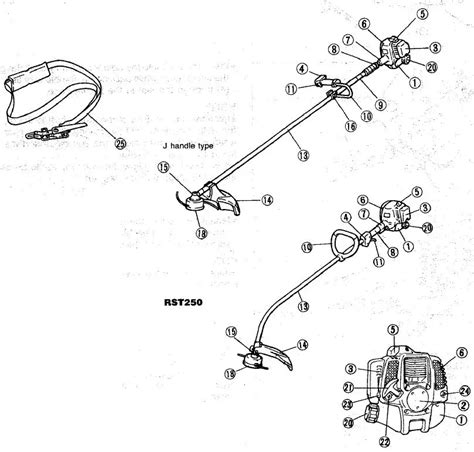 Makita RST250 Brush Cutter Instruction Manual