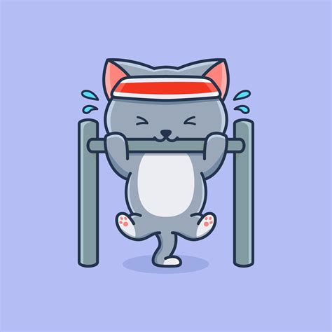 cute pull  cat cartoon  vector art  vecteezy