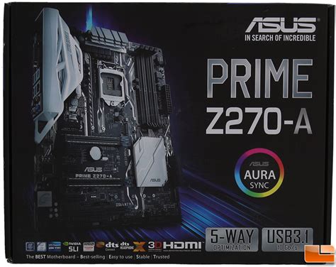 ASUS Prime Z270-A Motherboard Review - Legit ReviewsASUS Prime Z270-A ...