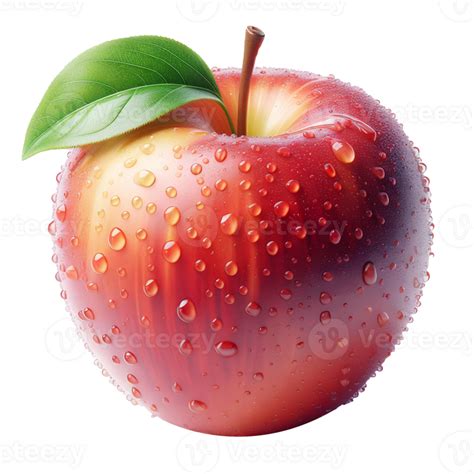 Fresh Red Apple Isolated On Transparent Background 43769362 Png