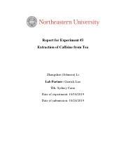 Chem Orgo Lab Report Experiment Pdf Report For Experiment