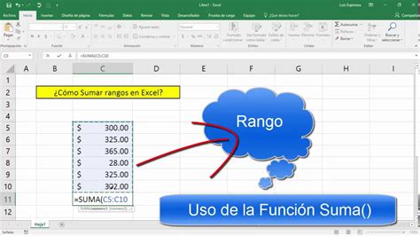 Como Sumar Rangos En Excel Aprende EXCEL Rapido En Segundos Excel