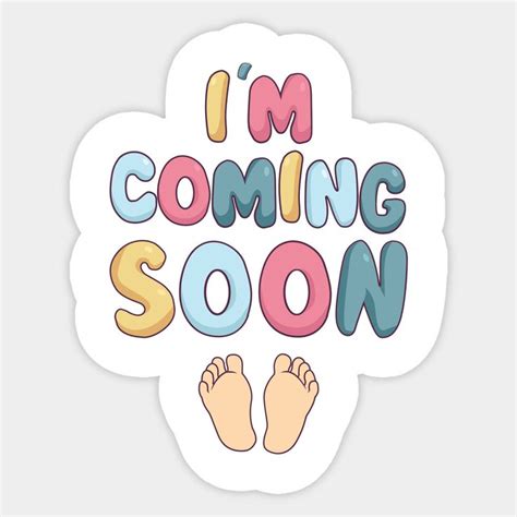 Im Coming Soon Pregnancy Announcement Baby Baby Feet By Anassein Os