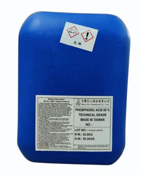 Phosphoric Acid Technical Grade Phosphoric Acid Manufacturer From Pune