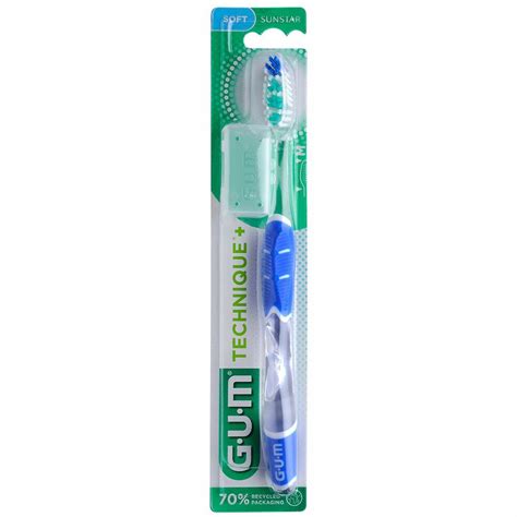 Gum Technique brosse à dents souple compacte adultes 1 pc s