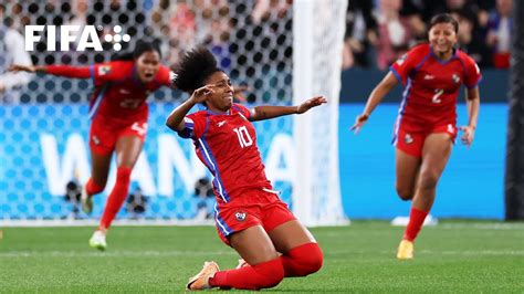 Marta Cox Scores Panama S First Fifa Women S World Cup Goal Youtube