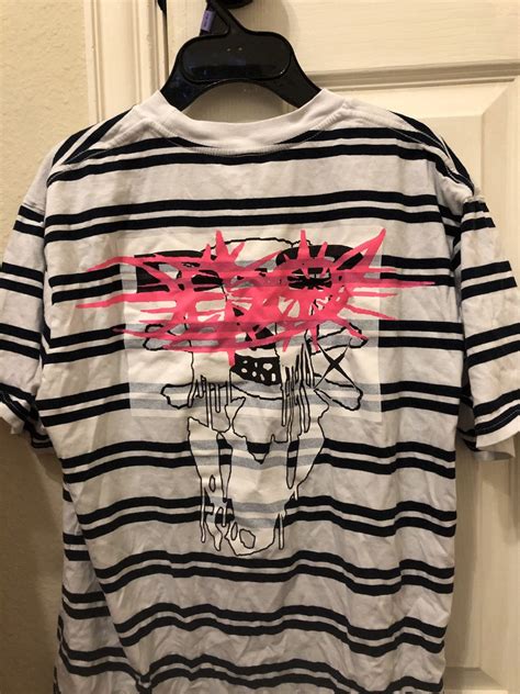 Drain Gang Drain Gang 2022 World Tour Merch Striped Shirt | Grailed