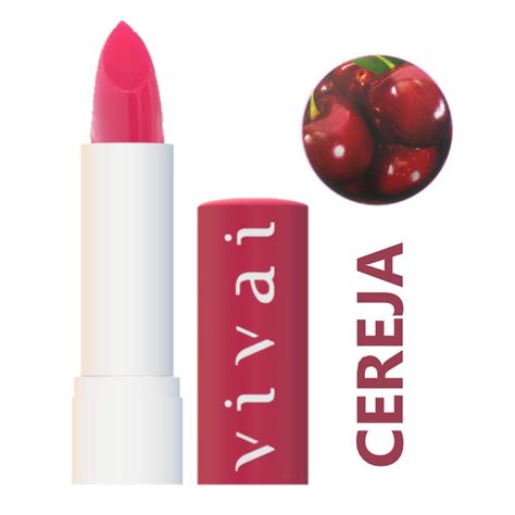 Vivai Lip Balm Labial Cereja Distribuidora Jcf Fornecedor De