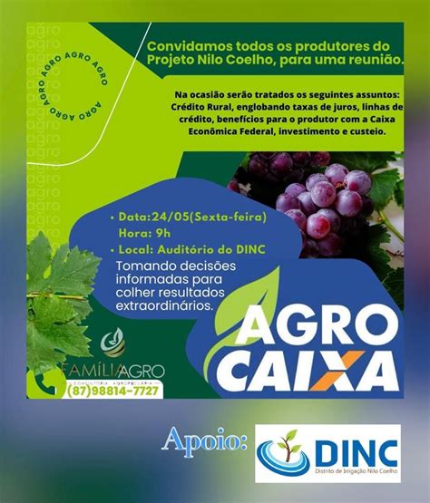 DINC e Caixa Econômica promovem encontro para orientar produtores