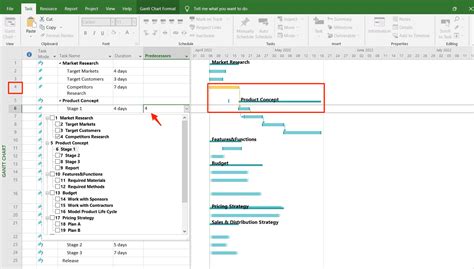 How To Use Microsoft Project Predecessors