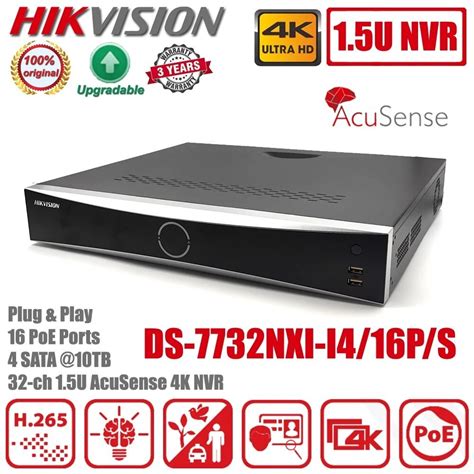 Original Hikvision Ds Nxi I P S Ch Poe Ports K H