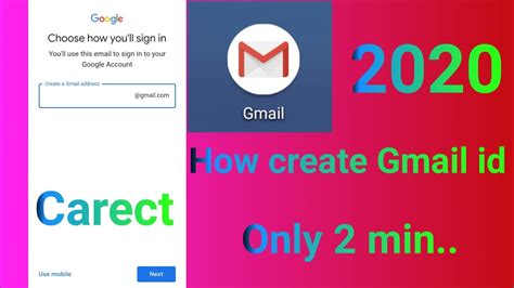 How To Create Gmail Account Create Email I D Kaise Banaye Google Id