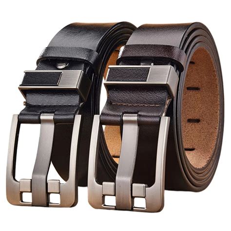 Belt Male Fashion Men S Luxury Designer Cowskin Belts For Jeans Genuine