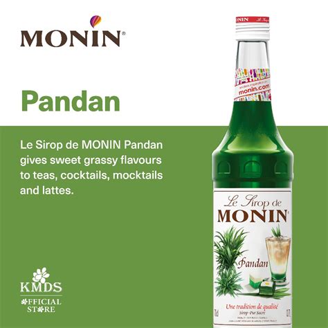 Jual Monin Pandan Syrup 70 Cl 700 Ml Shopee Indonesia