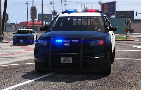 LSPD Vapid Police Cruiser Utility Scout Add On Custom Soundbank