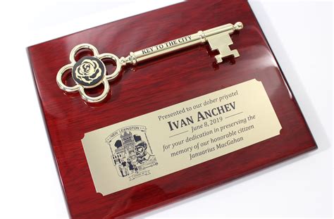 Ceremonial Keys to the City - Engraving, Awards & Gifts