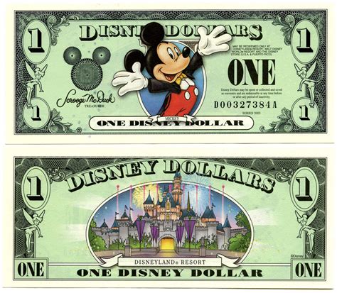 Rip Disney Dollars Disdom