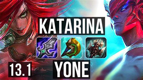 Katarina Vs Yone Mid Rank 4 Kata Quadra 8 Solo Kills 22411