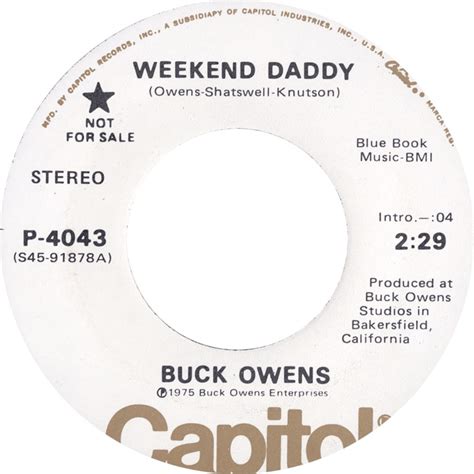 Buck Owens Weekend Daddy Vintage Vinyl Omnivore Recordings