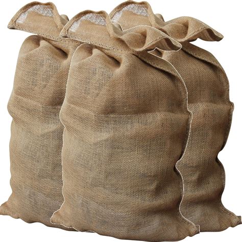 Gardenmate Pack Of 3 Premium Large Hessian Jute Sacks Each Bag 135x65 Cm Large Hessian Bags