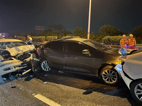 國1嚴重車禍！永康路段4車連環撞 釀1人噴飛20公尺身亡 社會萬象 生活 Nownews今日新聞